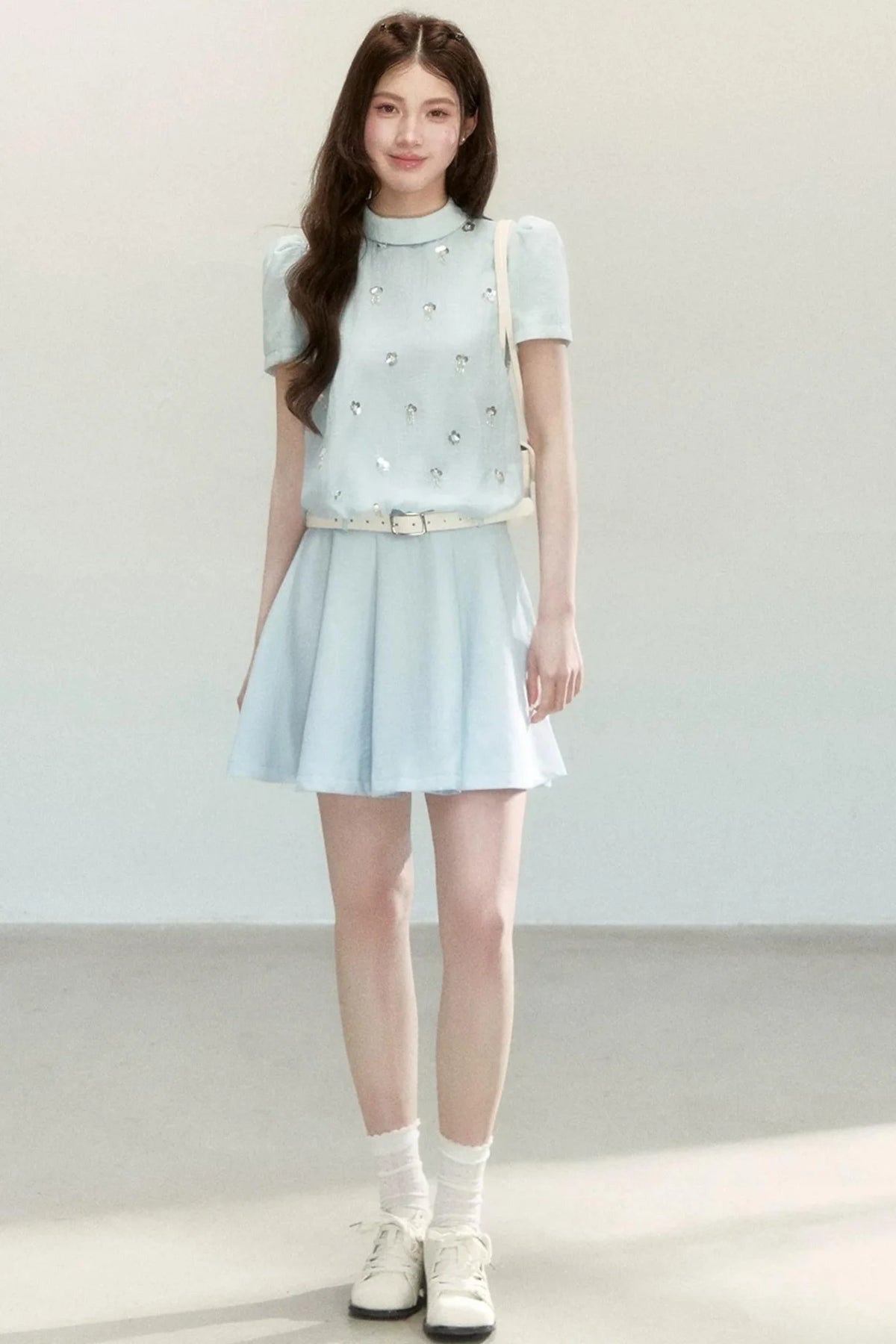 Retro Waist-Slimming A-Line Dress