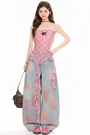 Retro Washed Gradient Pants