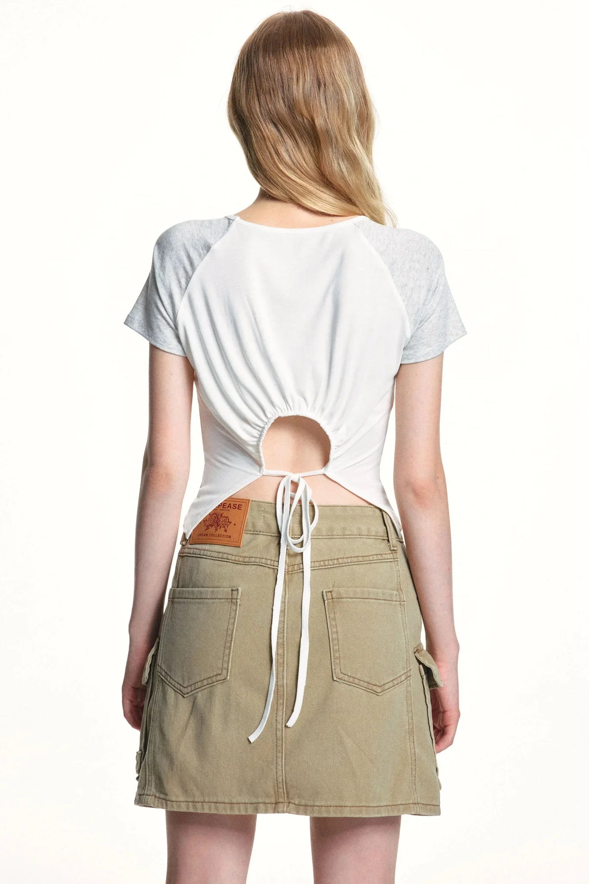 Retro Washed Slimming Denim Skirt