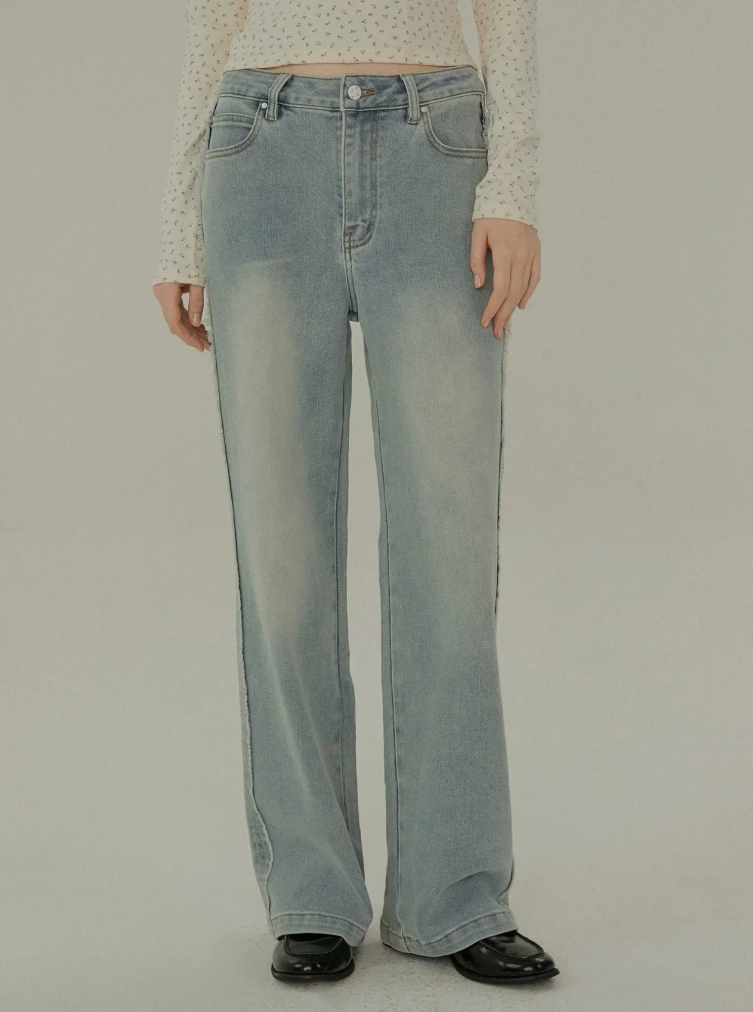 Retro Washed Straight Pants