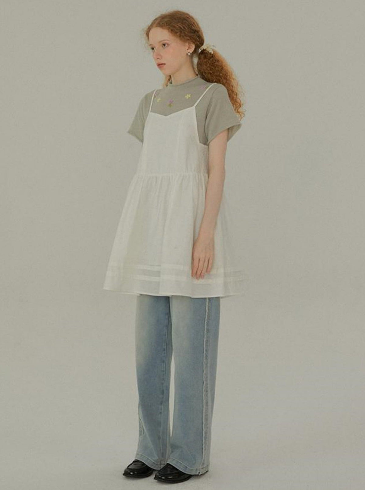 Retro Washed Straight Pants