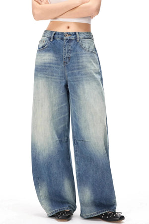 Retro Washed Velvet Scimitar Jeans