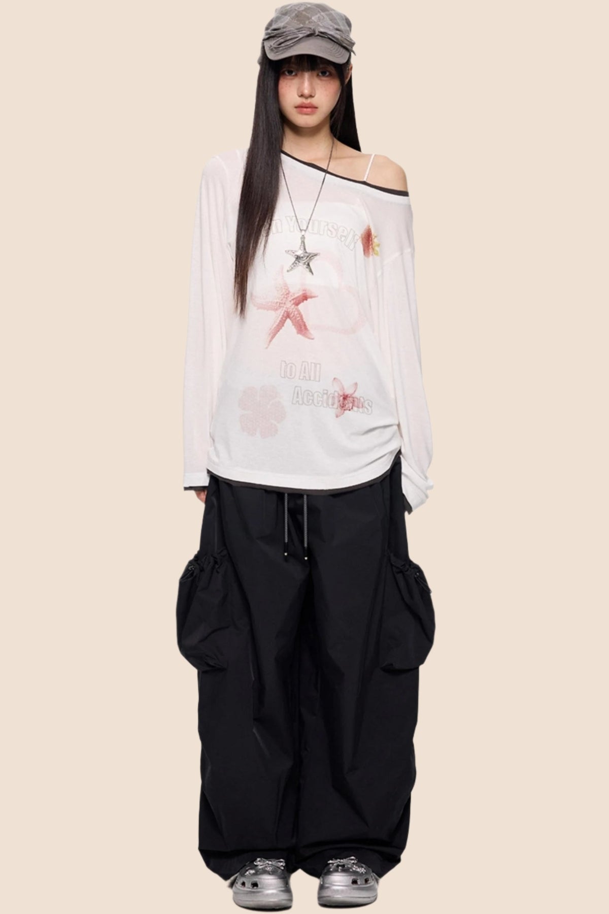 Retro Wide-Leg Pants