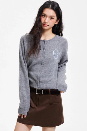 Retro Wool Knitted Cardigan