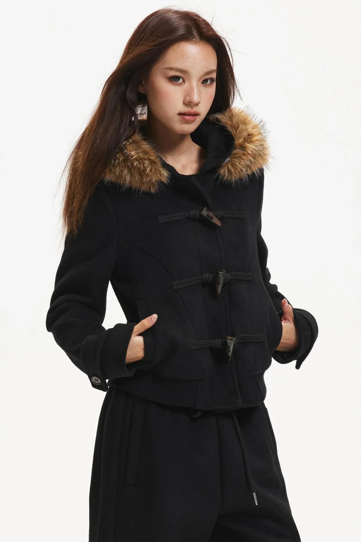 Retro Woolen Jacket & Pants Set-Up