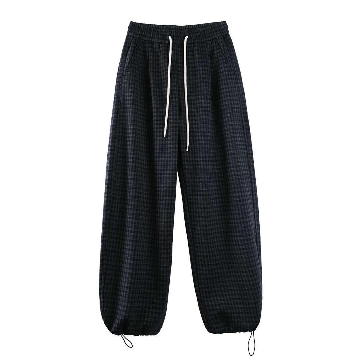 Retro Yarn-Dyed Plaid Pants