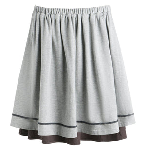 Reversible Color-Blocked Knit Skirt
