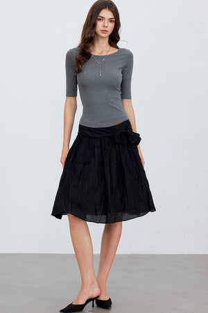Reversible Cross-Knot Blouse