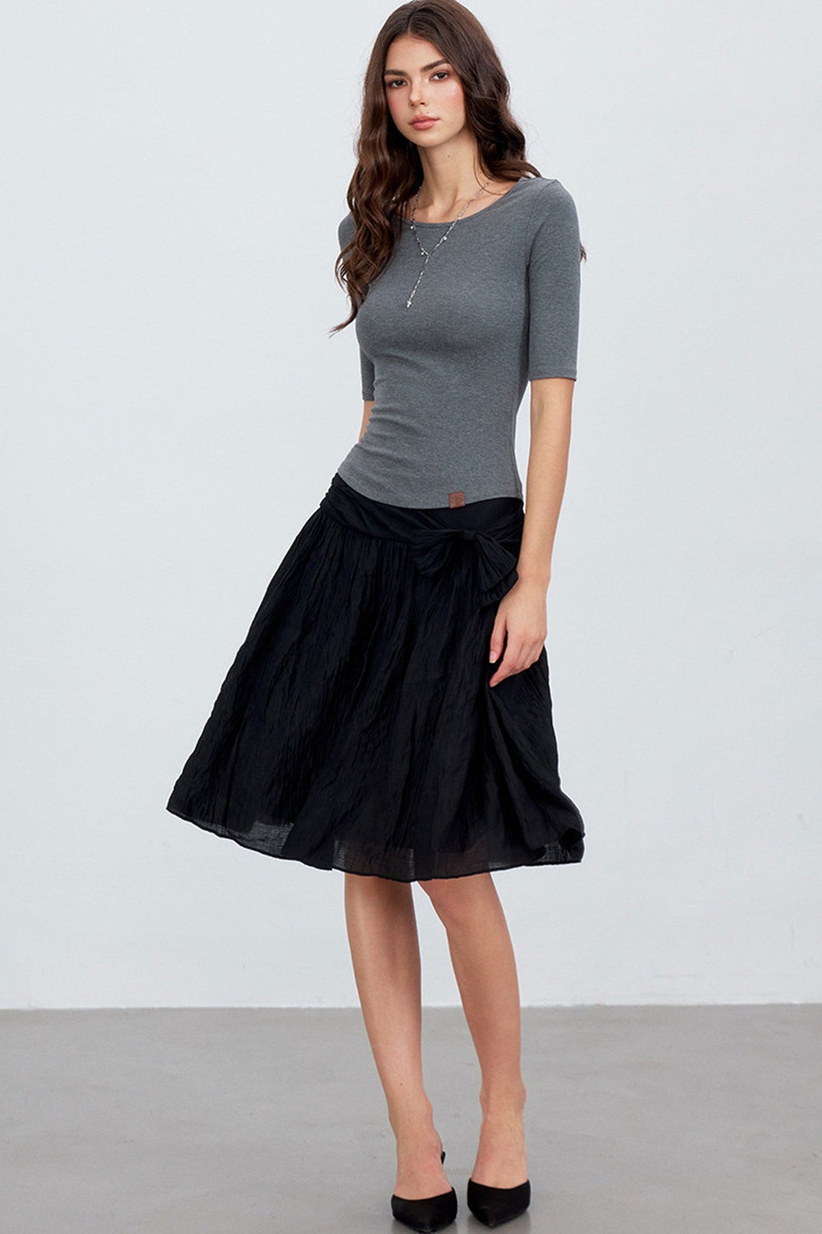Reversible Cross-Knot Blouse