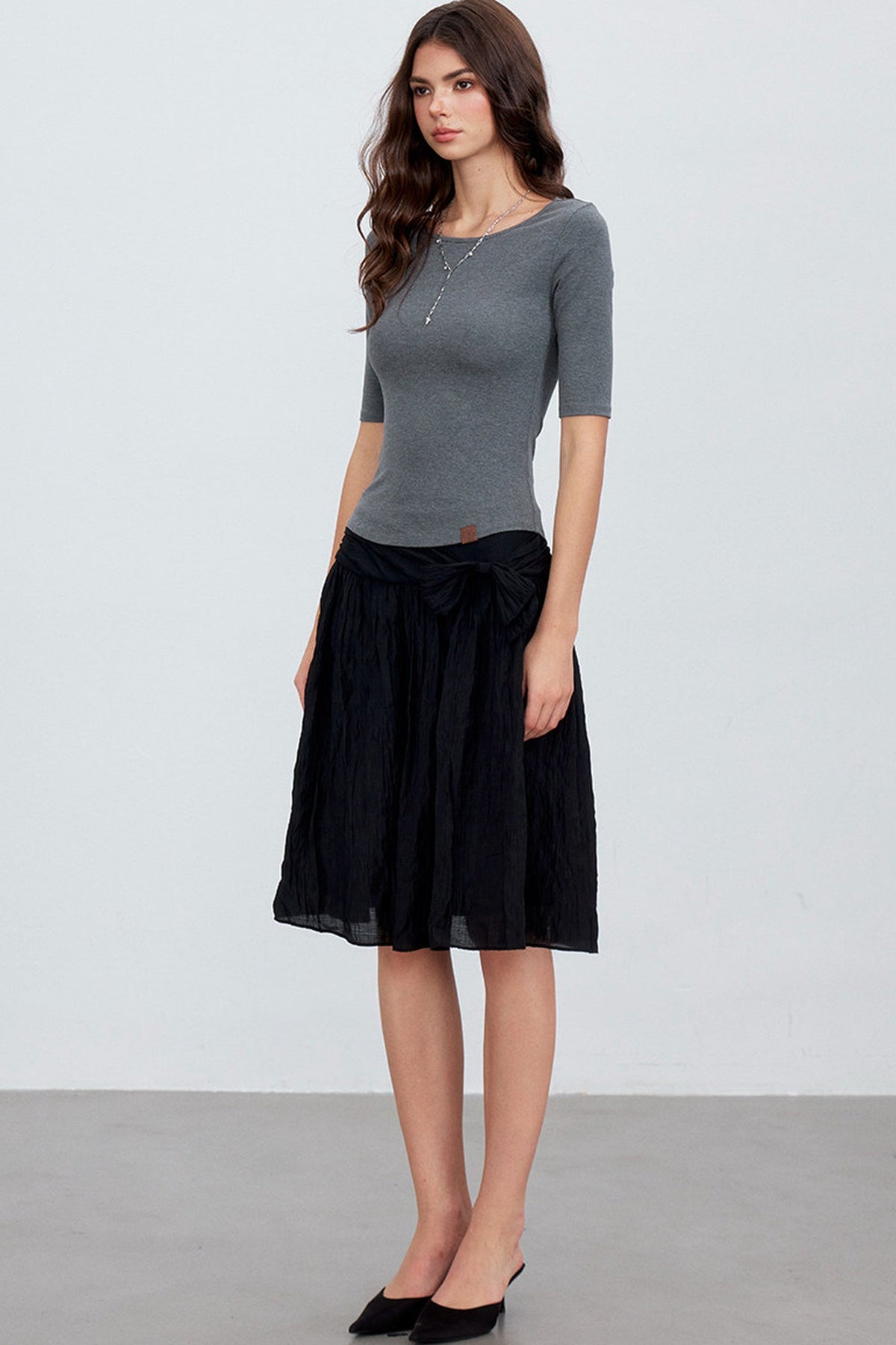 Reversible Cross-Knot Blouse