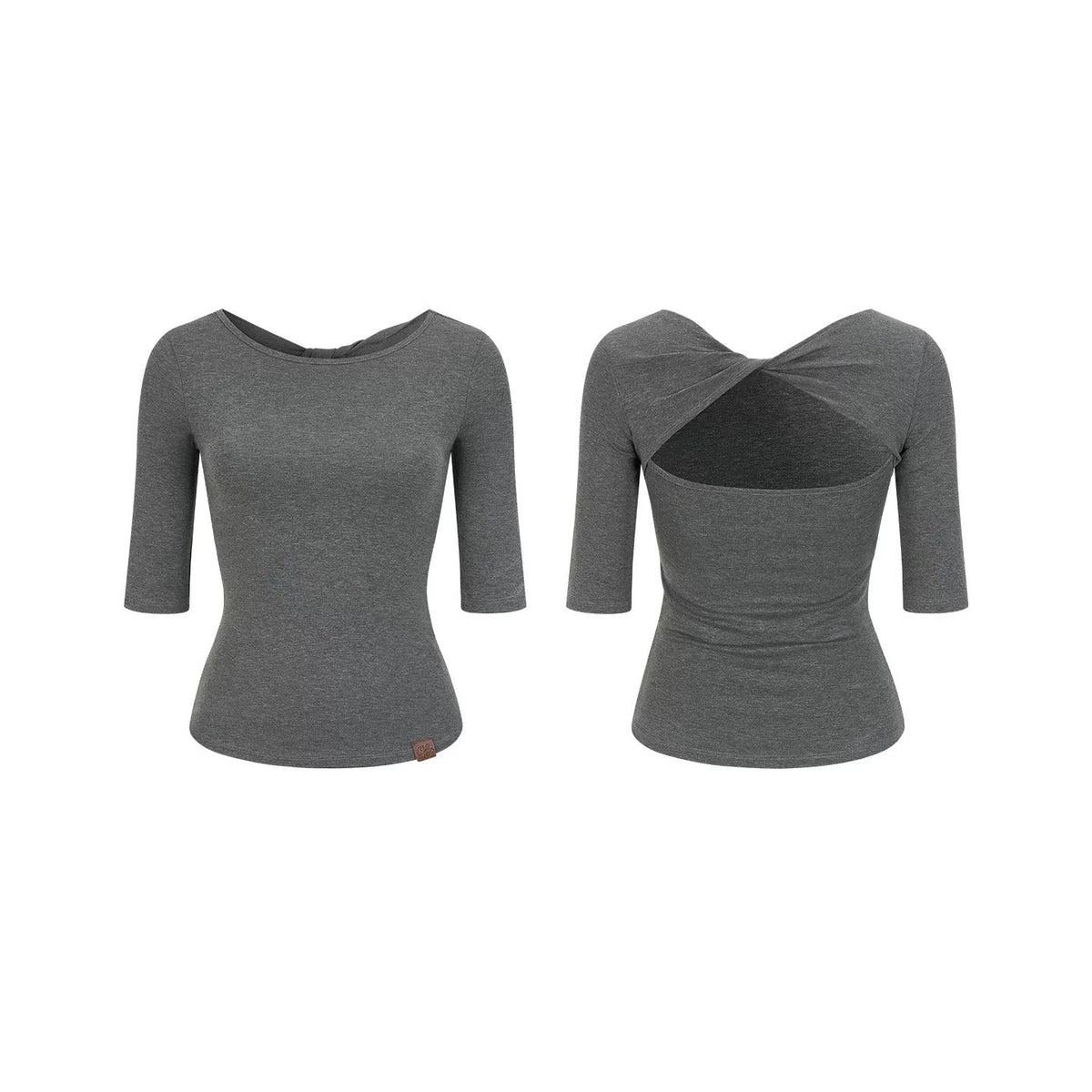 Reversible Cross-Knot Blouse