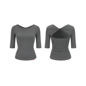 Reversible Cross-Knot Blouse