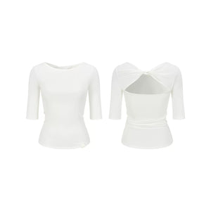 Reversible Cross-Knot Blouse