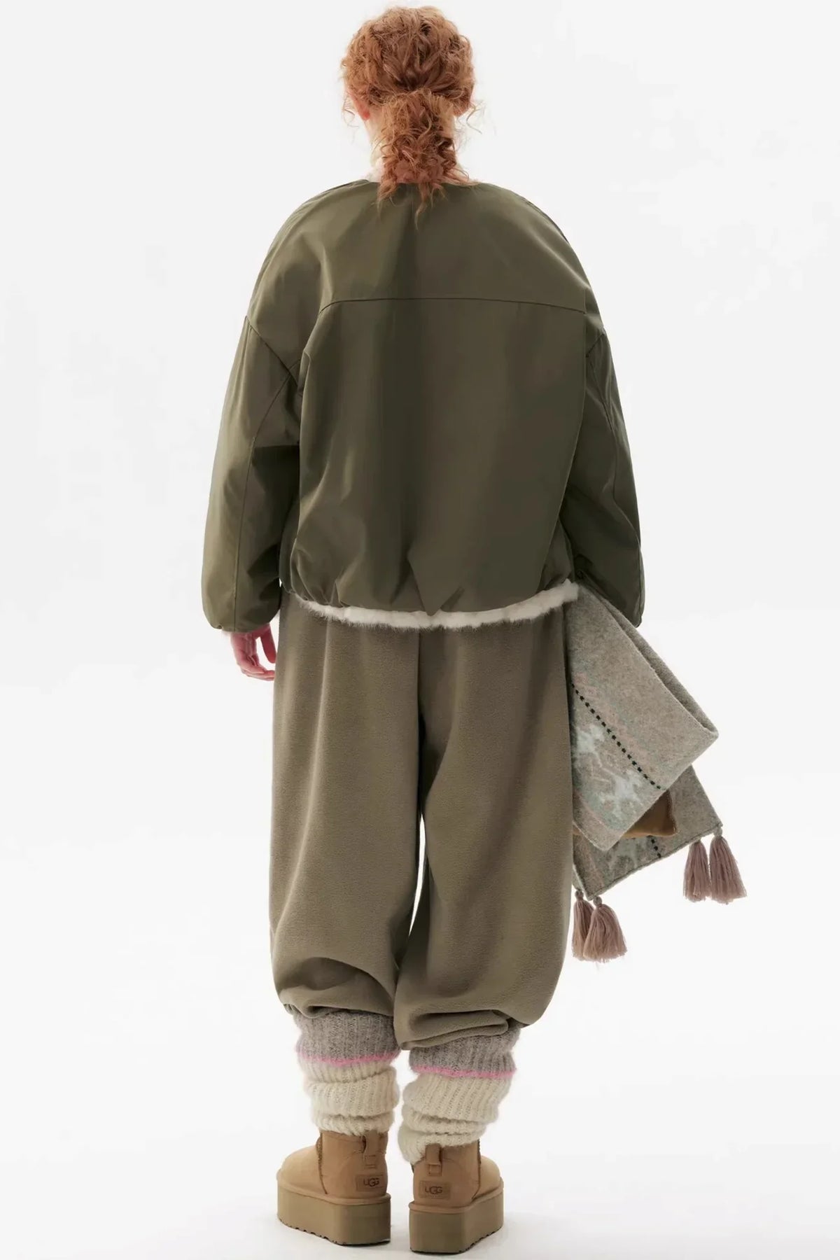 Reversible Faux Mink Parka Coat