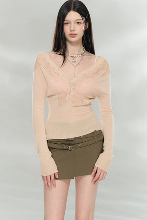 Reversible Lyocell Wool Top
