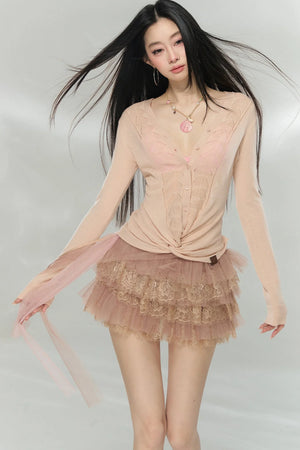 Reversible Lyocell Wool Top