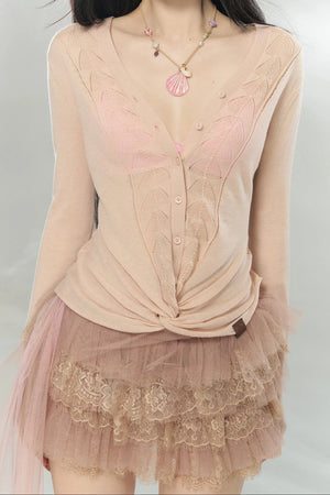 Reversible Lyocell Wool Top