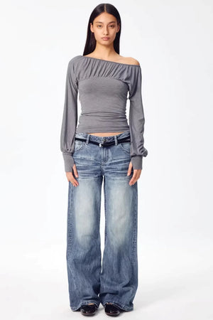 Reversible Modal Off-Shoulder Top