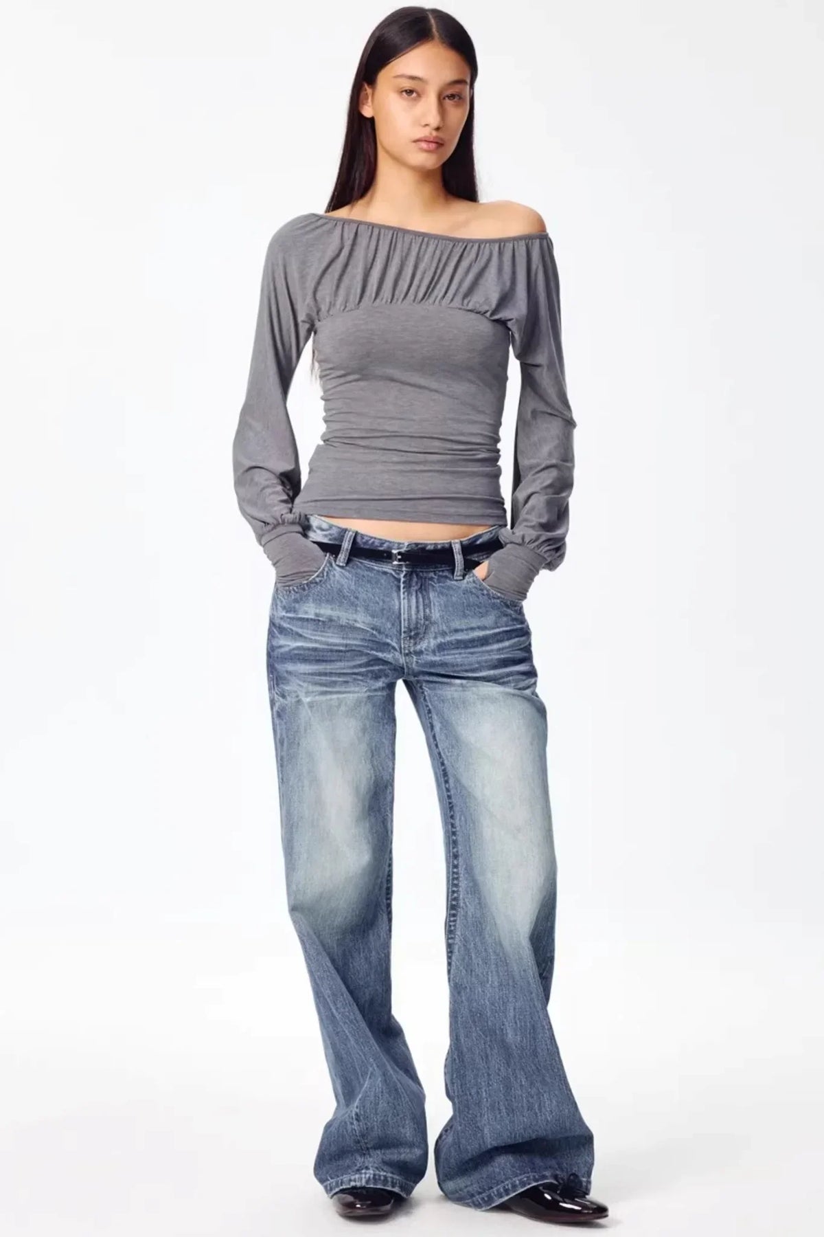 Reversible Modal Off-Shoulder Top