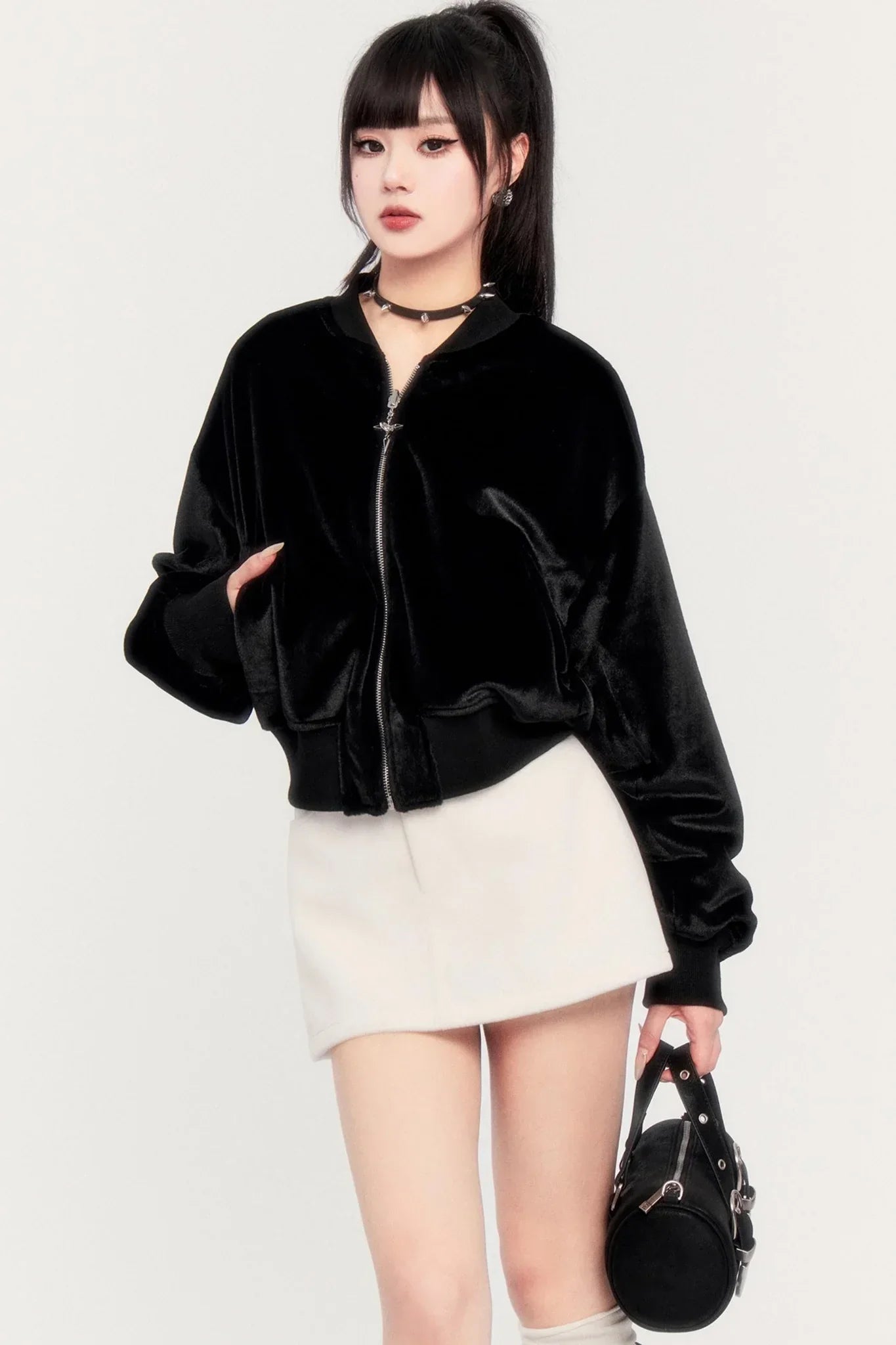 Reversible Plaid Plush Jacket
