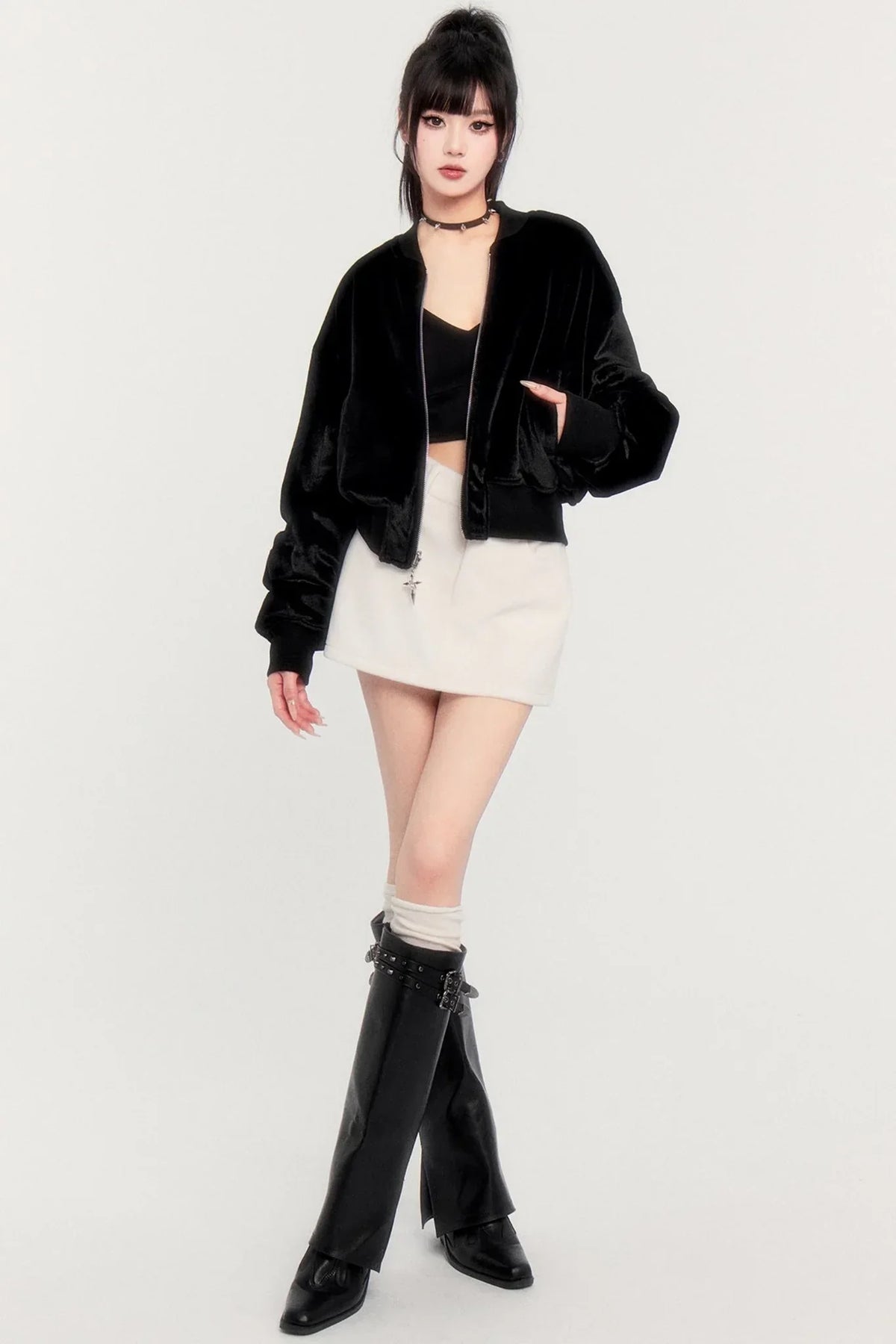 Reversible Plaid Plush Jacket