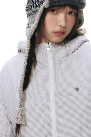 Reversible Polka Dot Hooded Jacket