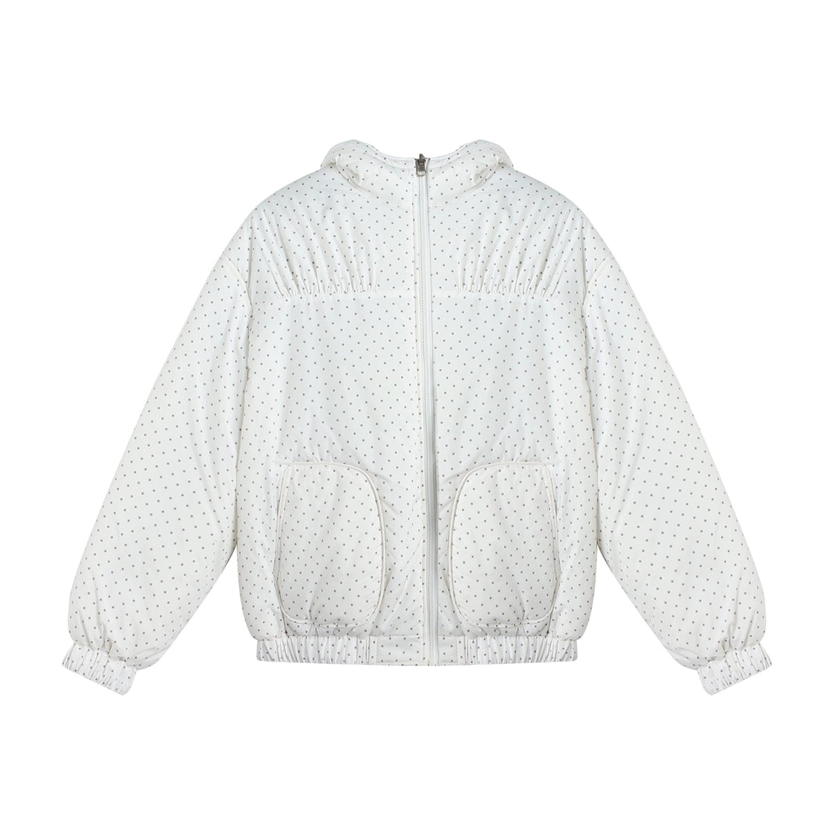 Reversible Polka Dot Hooded Jacket
