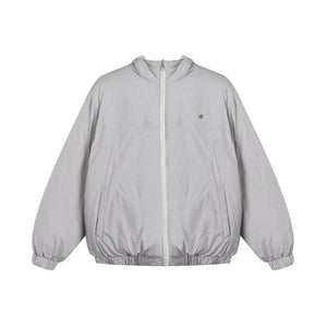 Reversible Polka Dot Hooded Jacket