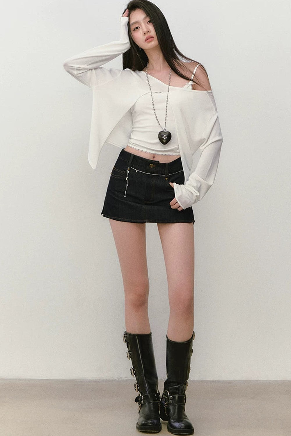 Reversible Rhinestone Blouse
