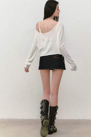 Reversible Rhinestone Blouse