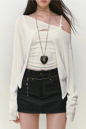 Reversible Rhinestone Blouse