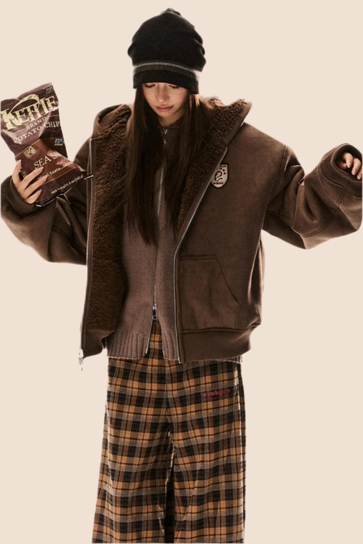 Reversible Suede Lambswool Coat