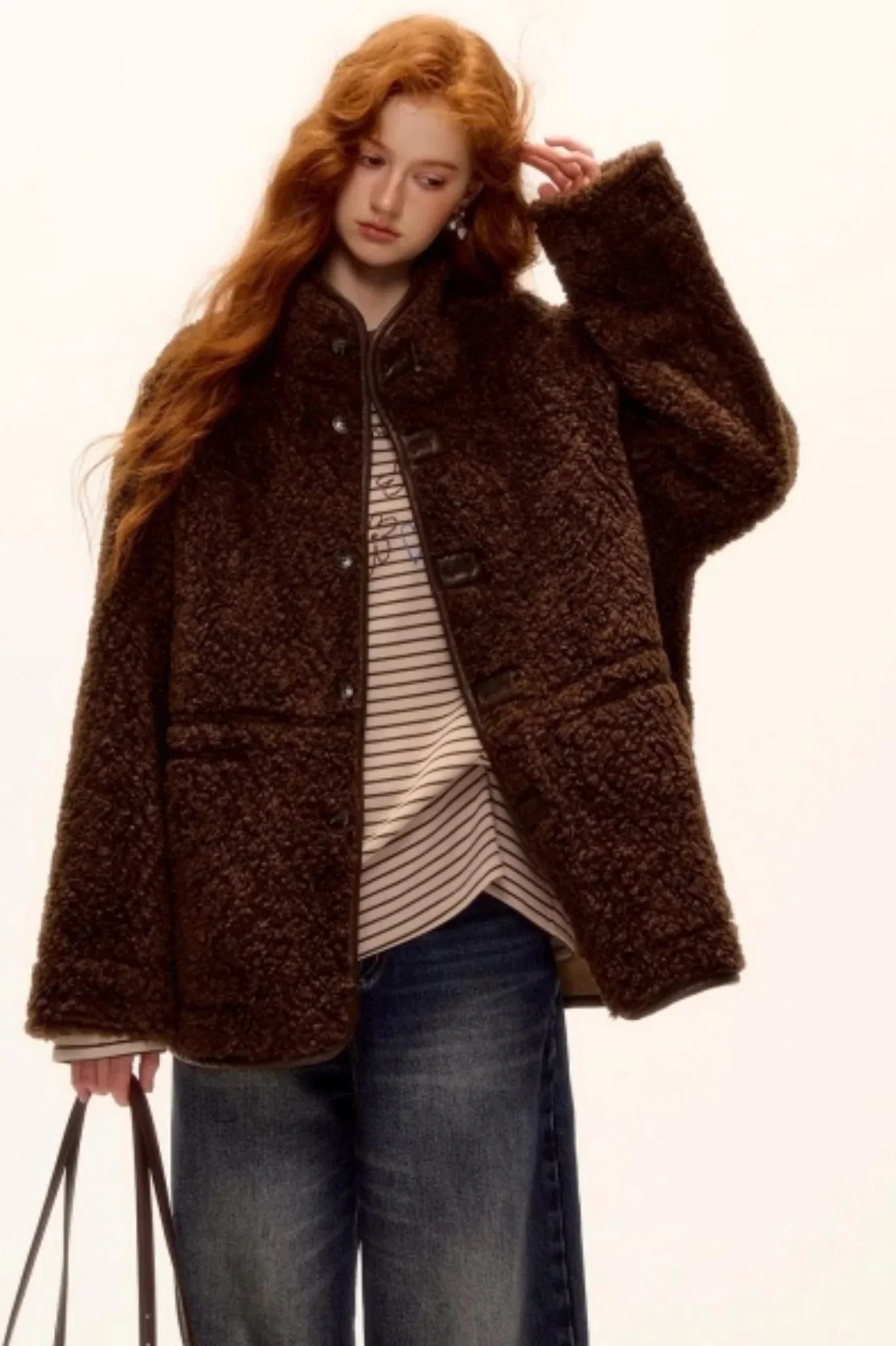 Reversible Suede Lambswool Jacket