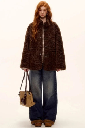 Reversible Suede Lambswool Jacket