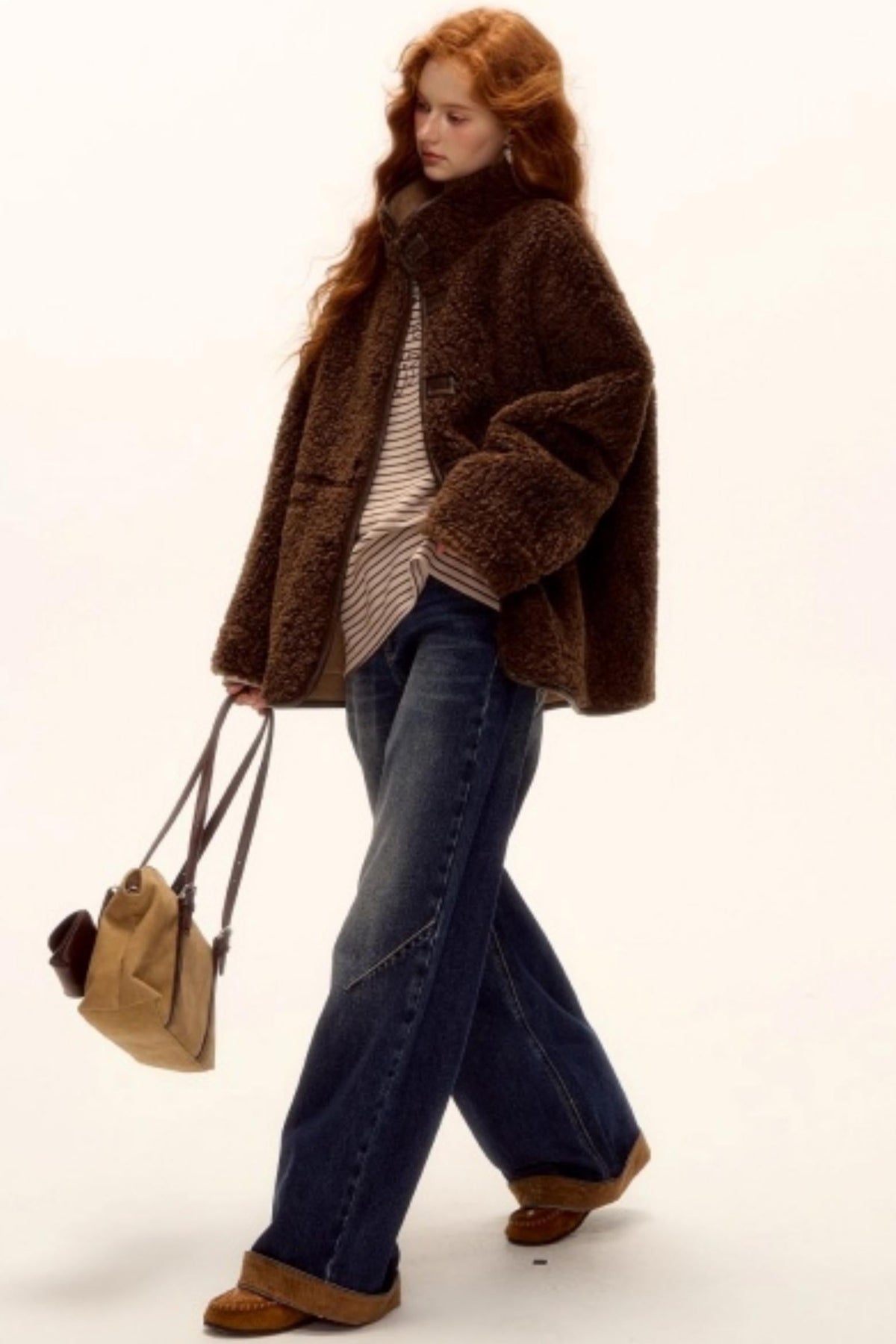 Reversible Suede Lambswool Jacket