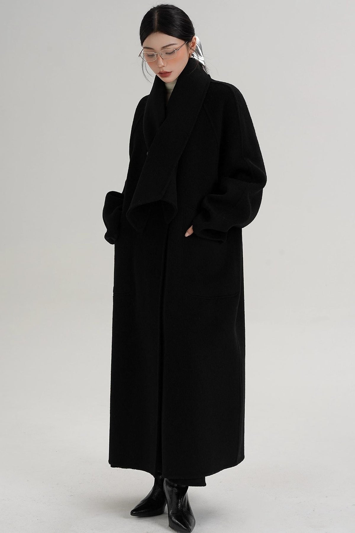 Reversible Woolen Wool Coat