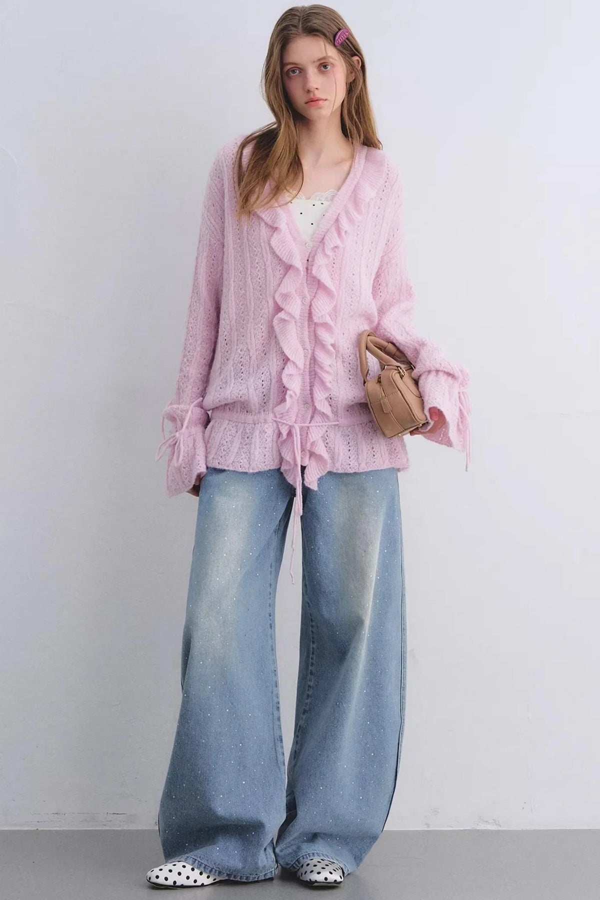 Rhinestone Blue Scimitar Pants