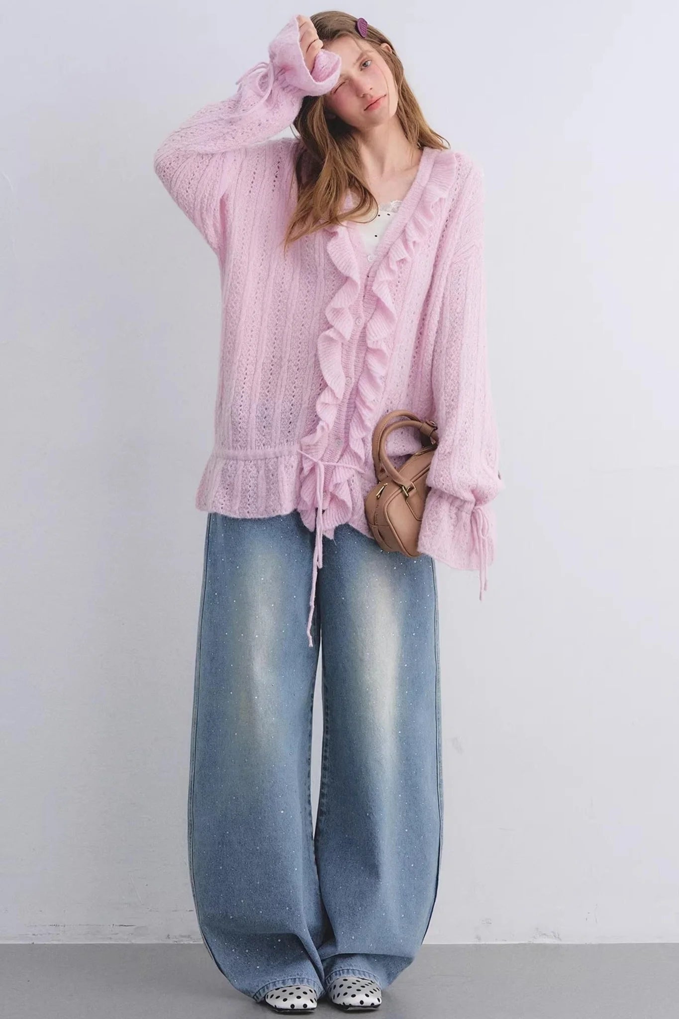 Rhinestone Blue Scimitar Pants