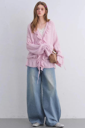 Rhinestone Blue Scimitar Pants