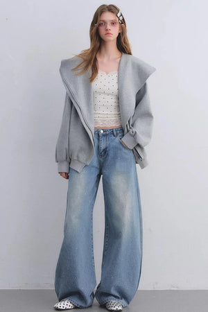 Rhinestone Blue Scimitar Pants