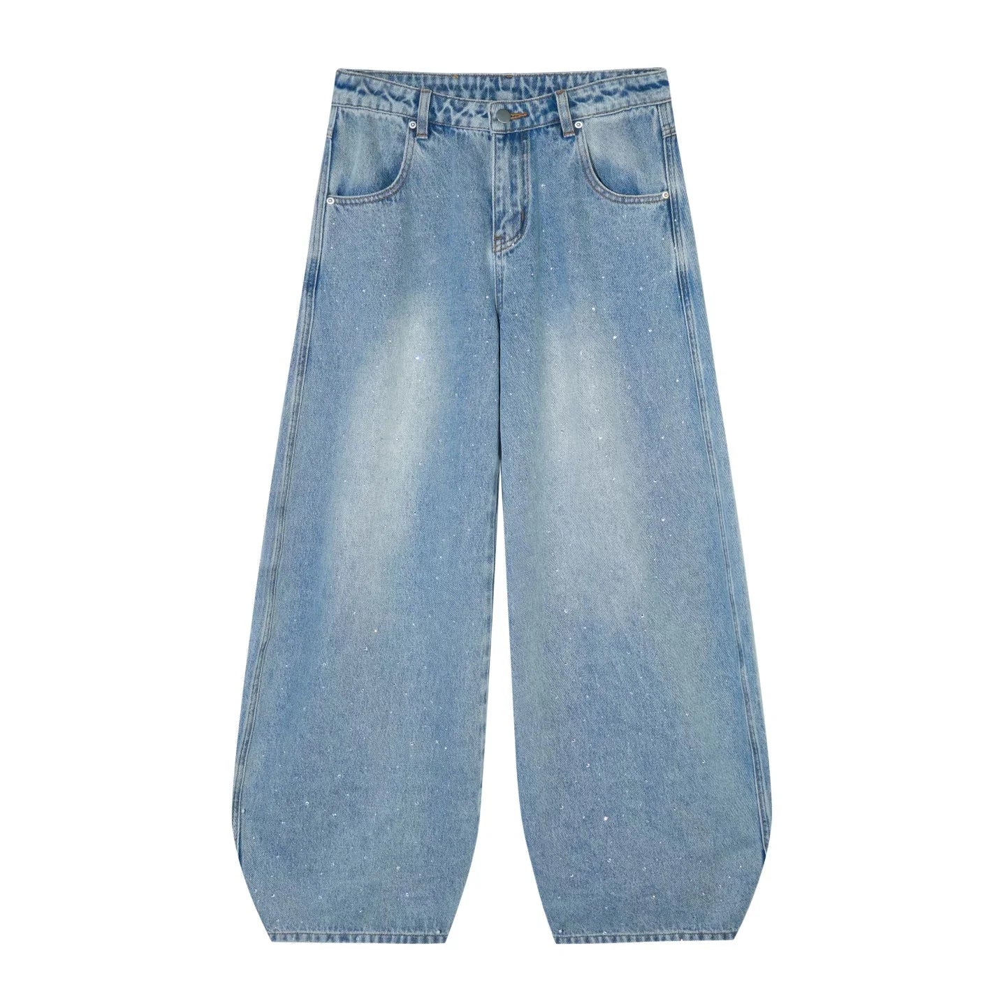 Rhinestone Blue Scimitar Pants