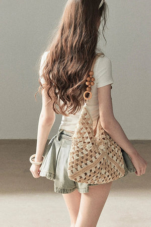 Rhinestone Bow Short-Sleeve T-Shirt