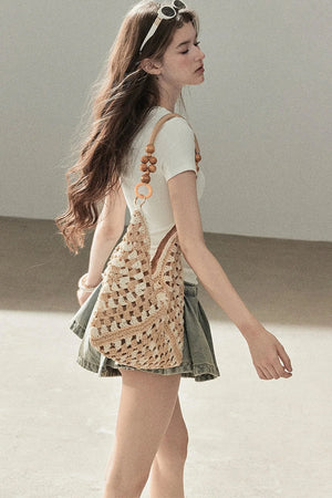 Rhinestone Bow Short-Sleeve T-Shirt