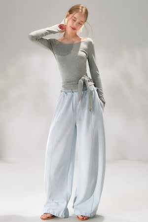 Rhinestone Embellished One-Shoulder Top