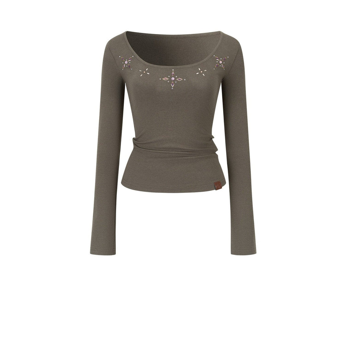 Rhinestone French Knit Top