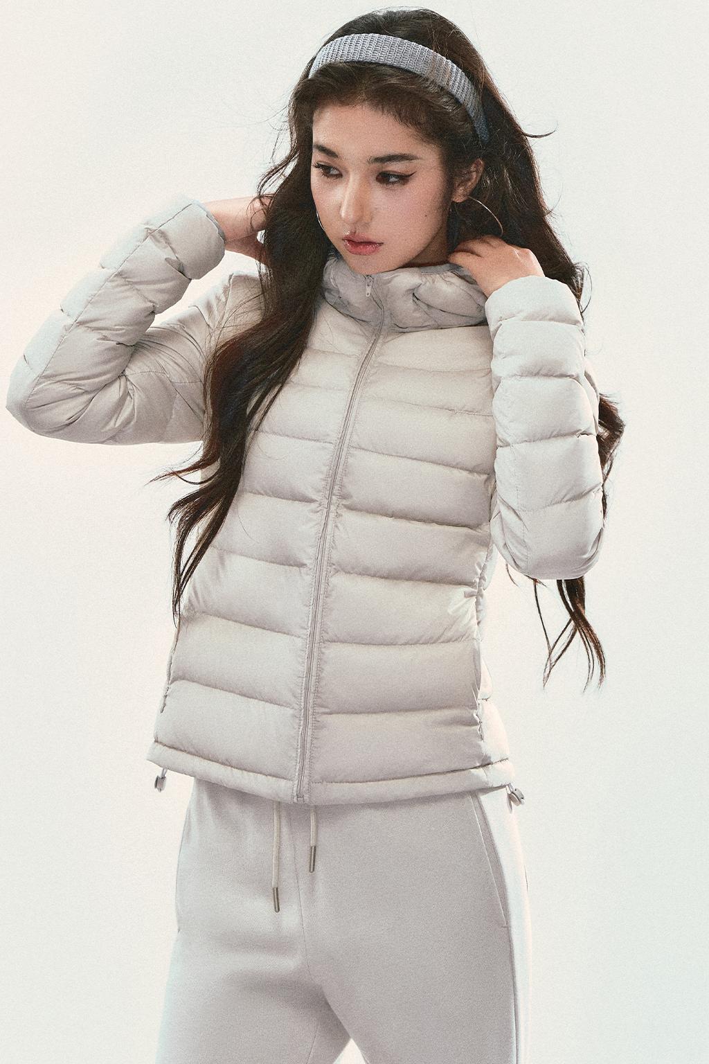 Ribbed Down Jacket