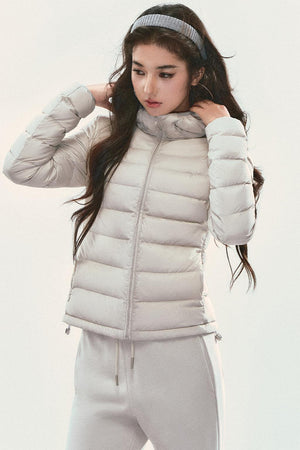 Ribbed Down Jacket