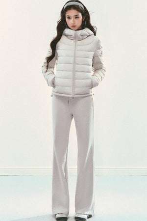 Ribbed Down Jacket