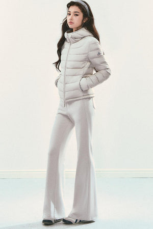 Ribbed Down Jacket