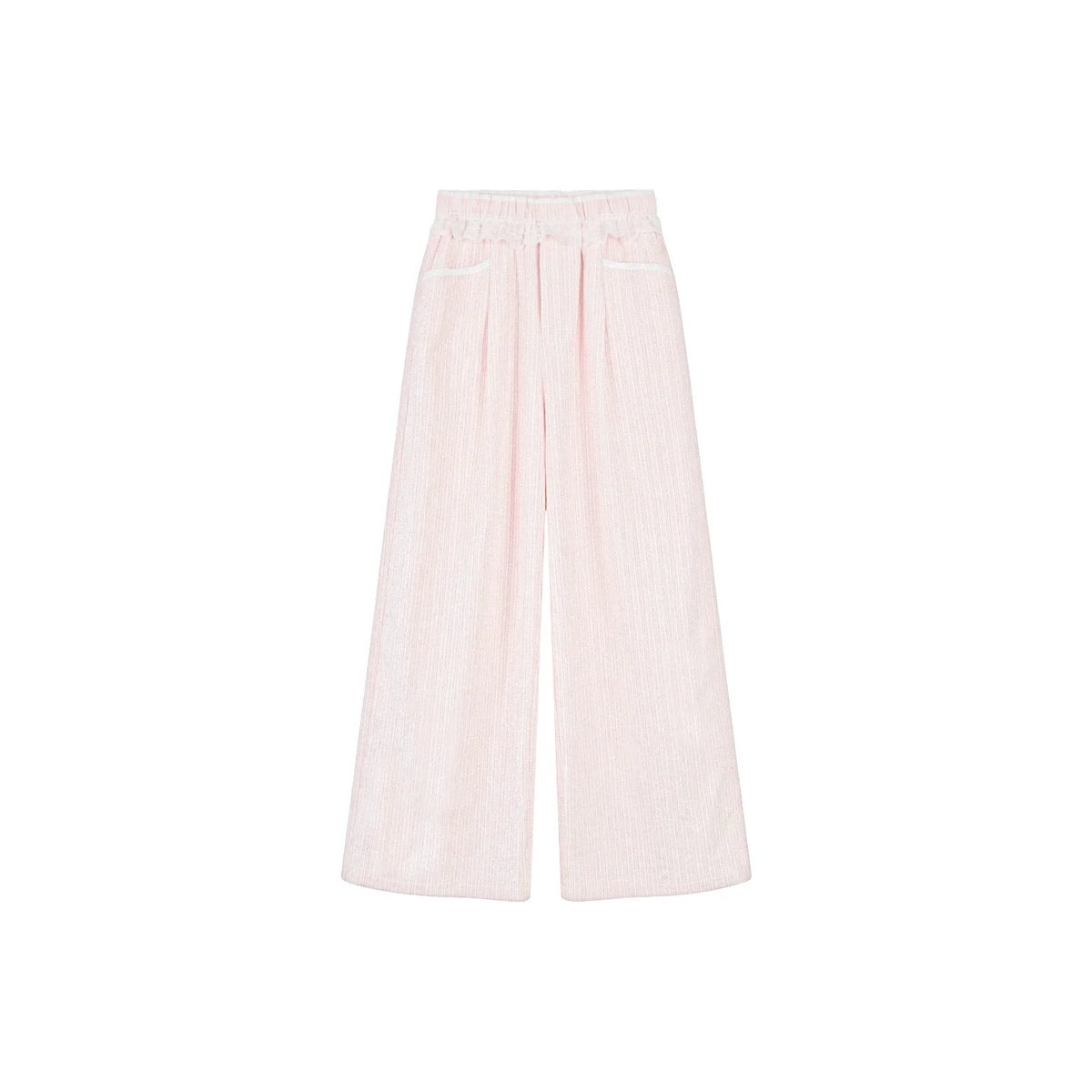 Ribbed Knit Cardigan Pants Set-Up